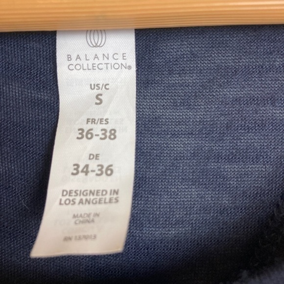 Balance collection navy blue cross back workout tank S - Picture 5 of 7